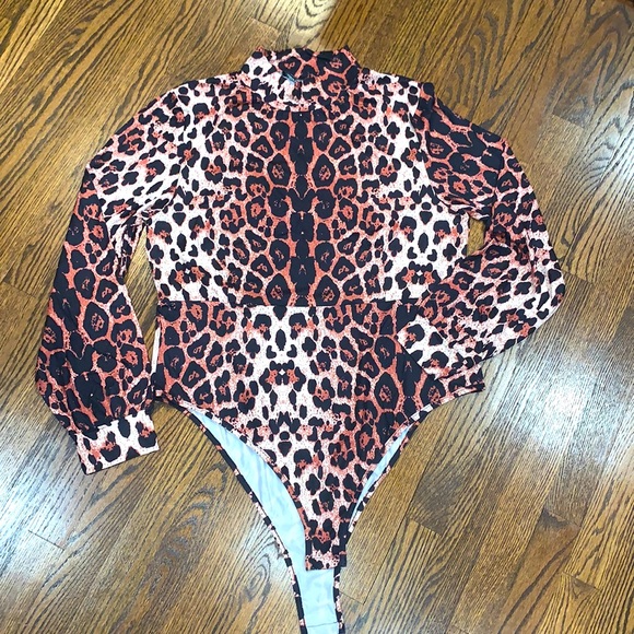 Leopard Body Suit - Picture 1 of 3